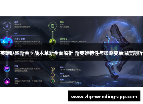 英雄联盟新赛季战术革新全面解析 新英雄特性与策略变革深度剖析